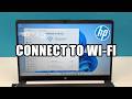HP Laptop : How to Connect to a Wi-Fi Network