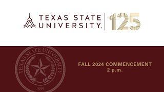 Fall 2024: 2pm Saturday, December 14