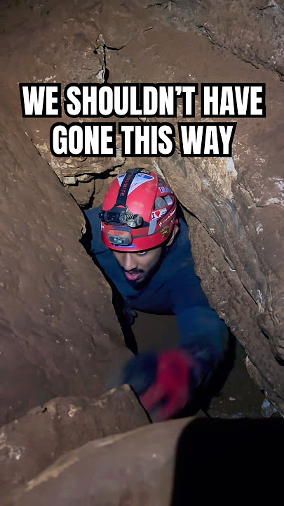 ONE-WAY TRIP 💀 #underground #cave #explore #caves #claustrophobia #claustrophobic #adventure #caver