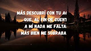 ME SOBRABAS TU - FATIMA CAMPOS (LETRA).