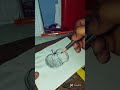 Apple drawing with pencil🥰🥰