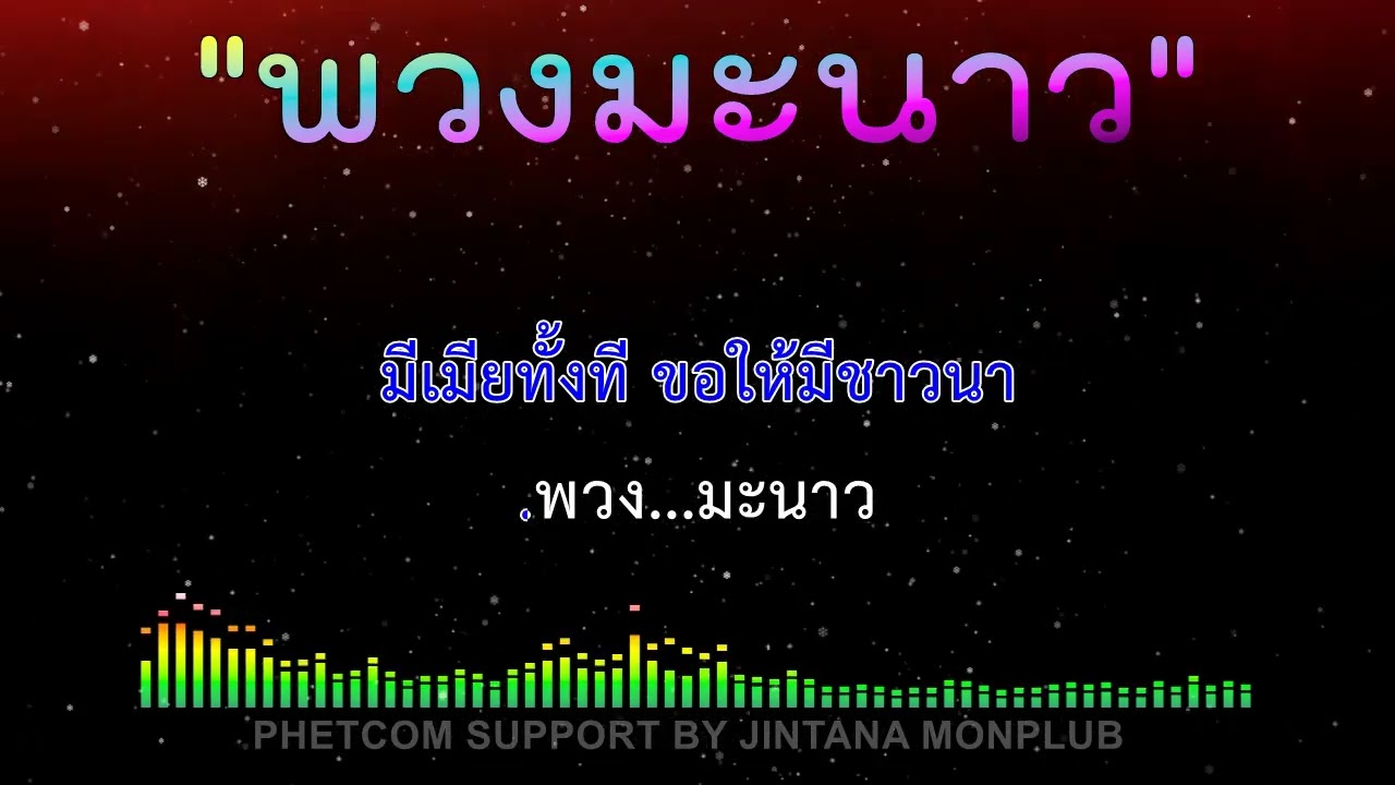 พวงมะนาว คาราโอเกะ Mdi Karaoke Cover 124/C#m