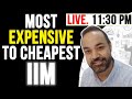 Most Expensive IIM To Cheapest IIM | MBA FEE Hike !