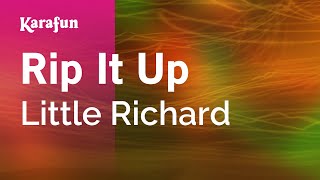 Rip It Up - Little Richard | Karaoke Version | KaraFun