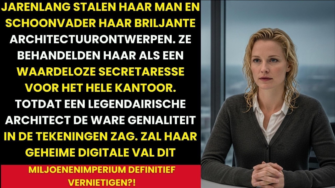 Mijn schoonvader riep me bij mijn eigen bureau: "Dit is een klus van honderd miljoen. Geen knutselwerk." Terwijl hij dat zei, stond het ontwerp dat hij over een uur aan de grootste architect van...