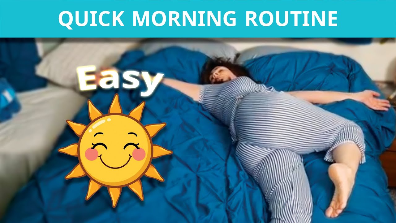 4 EASY Stretches To Do From Bed