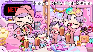 Candy’s Family Night Routine at Kawaii House 🌙🏠 Avatar World | Pazu