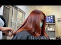 SALON VISIT | Color Refresh, Trim & Straighten 4A Natural Hair