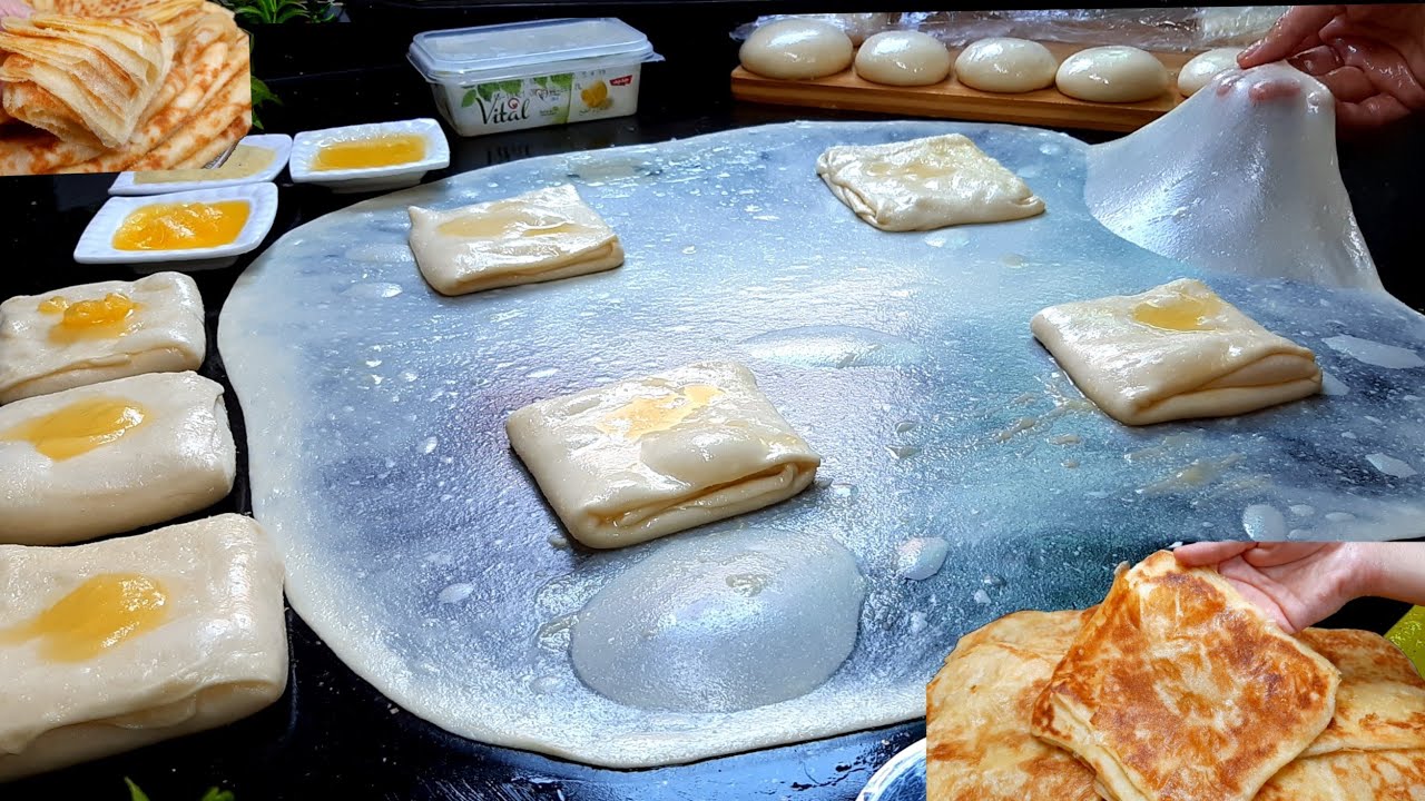 هذا هو مسمن والا فلا يحمر لك وجهك👌مسمن مدوبل 1×2 بطريقة جديدة ساهلة ماهلة كيجي مورق مقرمش😋جرب وحكم