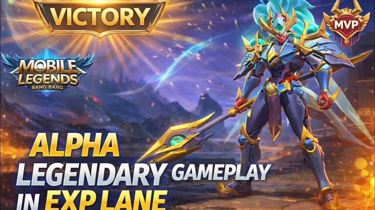 Insane Alpha Legendary Streak 🔥 Exp Lane Ranked Win with MVP.
