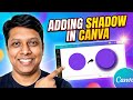 How to ADD Shadow in Canva Element | Canva Course for Beginners | 19