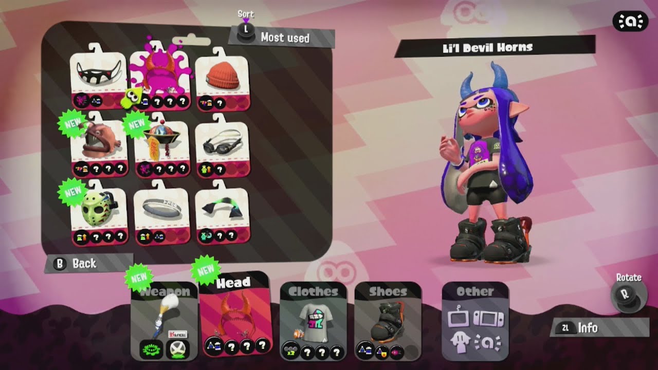 [Nintendo Switch] Splatoon 2 Halloween Splatfest Gear Gameplay YouTube