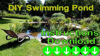 DIY Swimming Pond My self made swimming pond. Thanks to hard work, total cost just about three thousand dollars. Hi there followers - Next Year I am