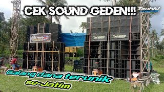 Cek sound TRJ audio VS Adi Putra acara Galang dana Semeru hari ini 22 sub..