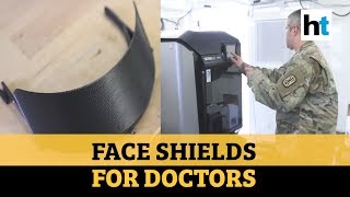 COVID-19: US forces use 3D printers to make face shields for doctors