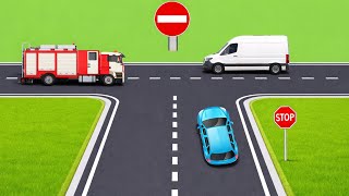 ❓Who Has the Right of Way? Don’t Get This Wrong!