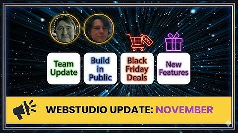 Webstudio Update: November