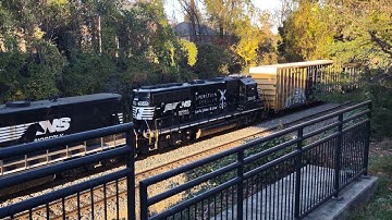 NS 13R with NS 3045 Operation Lifesaver trailing in Charlottesville Virginia