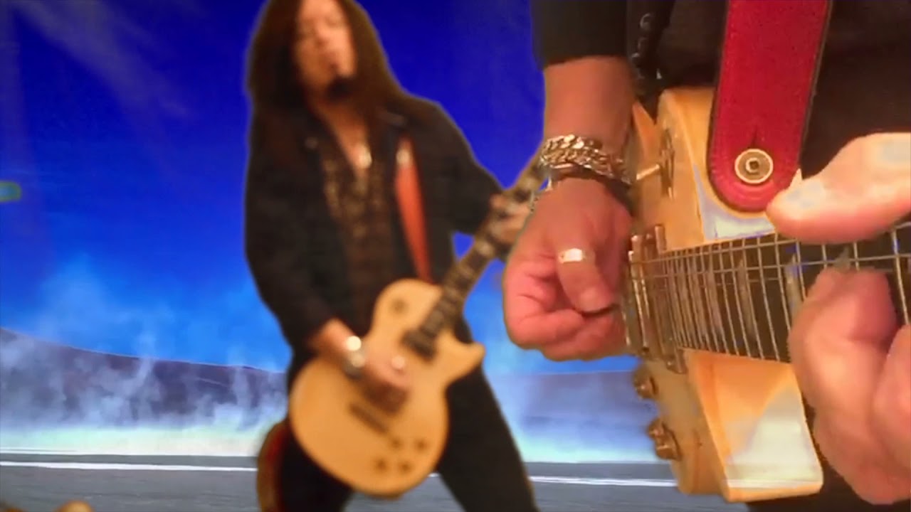 Vick LeCar soloing in the Atacama Desert. Jett Black by Vick LeCar, guitar solo.