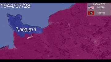Operation Overlord everyday using Google Earth in 30 seconds