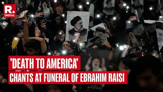 Ayatollah Ali Khamenei Attends Ebrahim Raisi&#39;s Funeral Amid Anti-America Chants | Iran