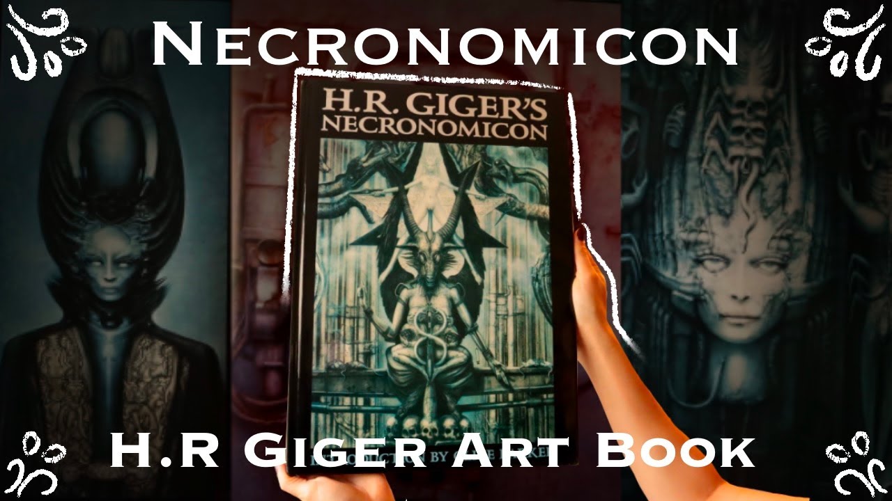 Necronomicon🦴 H.R Giger Art Book Full Look - YouTube