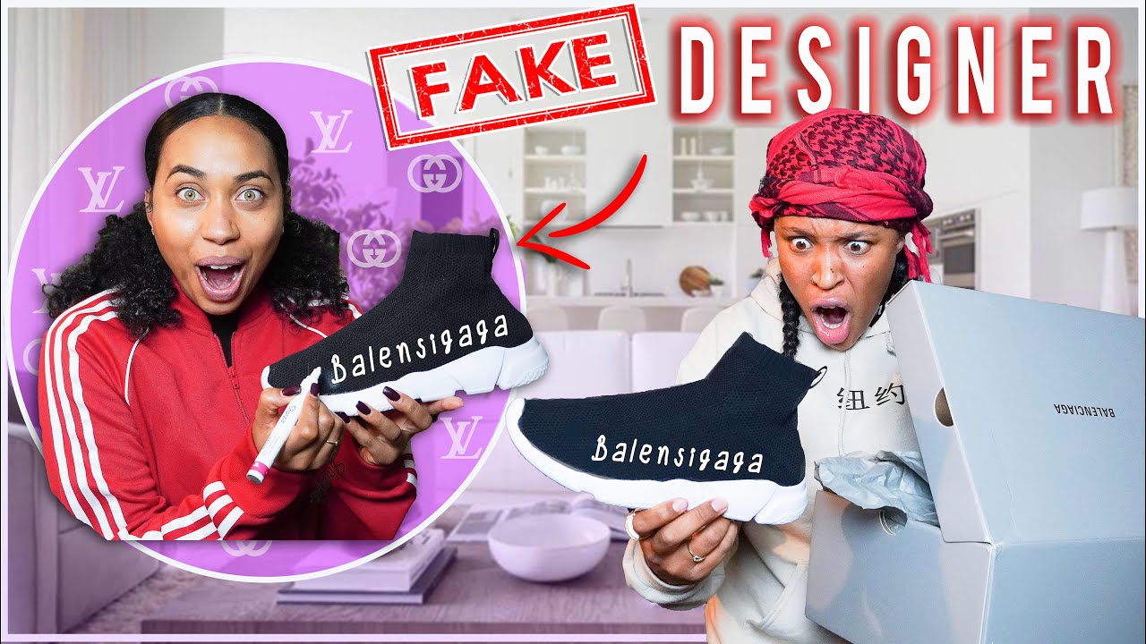 Giving My Best friend *FAKE* DESIGNER Shoes To See How She Reacts YouTube