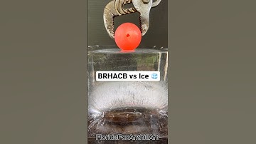 BRHACB vs Ice 🧊 #satisfying #experiment #BRHACB #science #Hotball