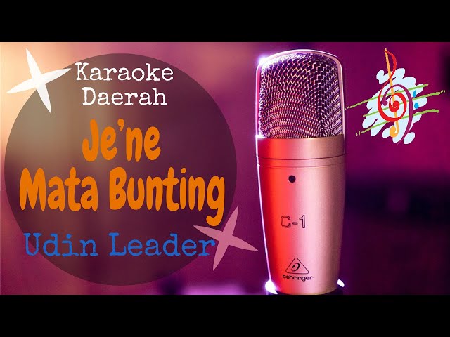 Karaoke Je'ne Mata Bunting - Udin Leader (Karaoke Makassar Lirik Tanpa Vocal) class=