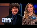 STRANGER THINGS FANS! Gaten Matarazzo Takes On Maddie Ziegler On Celebrity Family Feud! | VIRAL FEED