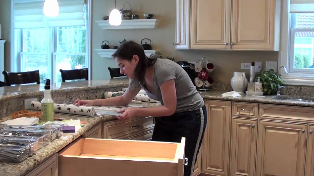 Kitchen Rejuvenation Lining Drawers Youtube