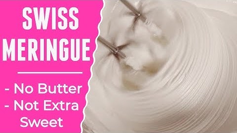 Swiss Meringue Frosting Without Butter Recipe | How to make Swiss Meringue Icing | Cake Icing Recipe