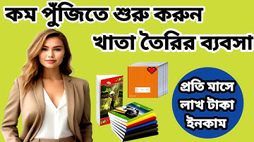 Notebook Making Machine in Kolkata, West Bengal| Exercise Book Making Machine Business| খাতা তৈরি