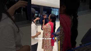 Dhruv meeting Ammamma for the first time #dhruv #uk#cutemoments