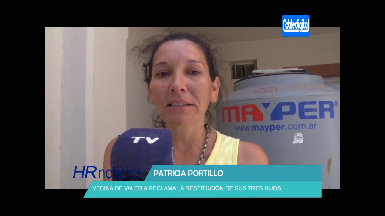 PATRICIA PORTILLO VECINA DE VALERIA RECLAMA LA RESTITUCION DE SUS TRES HIJOS huinca renaco