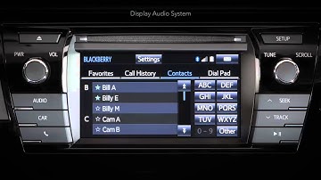Display Audio - Making a Phone Call