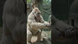 🦍 Gorilla vs Tiger Rope Challenge! 🐯💪 | Epic Zoo Battle Ends in Victory! #kingkong #viral #hulk
