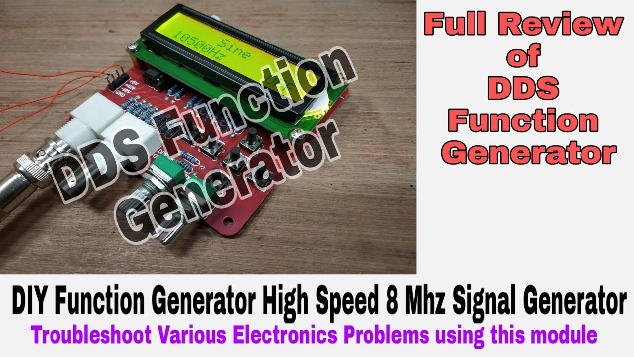 #EP-118 DIY Function Generator Build /Assembly/Testing, Very Useful For ...