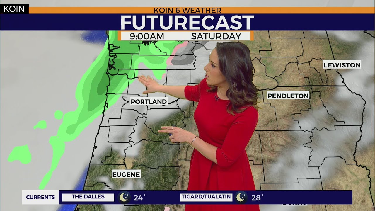 Weather forecast: Tracking rain back in Portland this weekend - YouTube