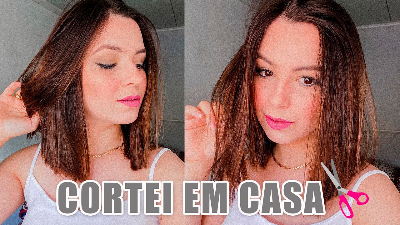 CORTANDO O CABELO CURTO EM CASA ️ - YouTube