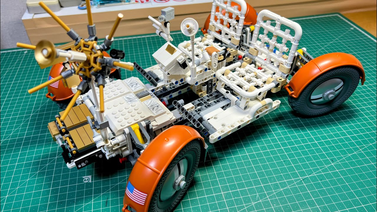 ☆泰子ページ☆ LEGOテクニック42182 NASA Apollo月面探査車-LRV〜10倍速作製 No,5