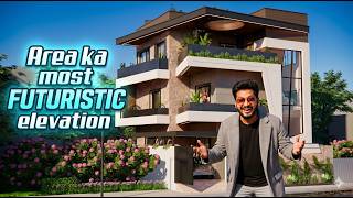 40x40 Duplex House plans 3D | 4bhk | DOUBLE HEIGHT LIVING AREA | 12x12 Meters || DV Studio