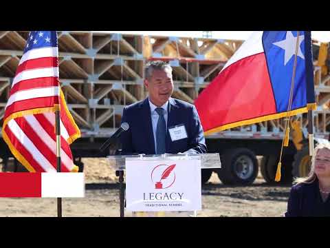 Groundbreaking Ceremony at Legacy Traditional School - Alamo Ranch