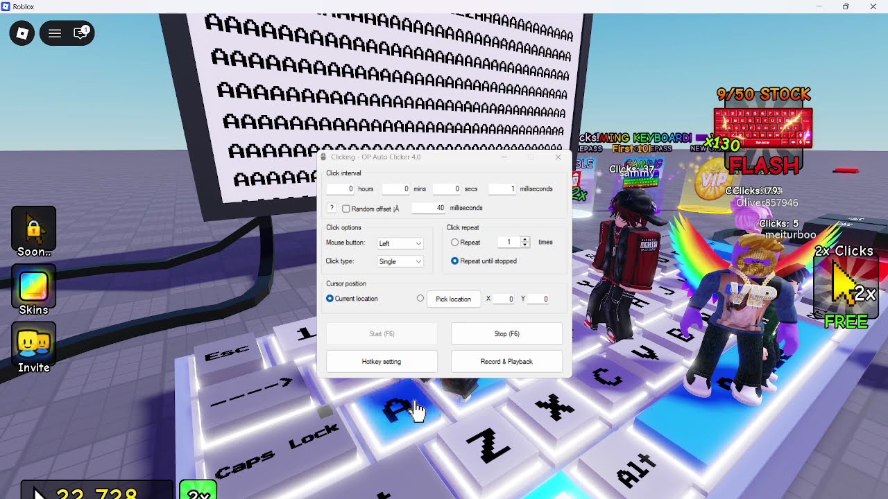 11 HOUR GAME AND RANDOM PLAY