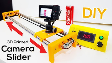 Build a Motorized Camera Slider - 3D Printed DIY