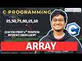 Array-Introduction of C programming with Codeforces Problem || C programming tutorial
