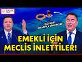 'ÇAY SİMİT HESABIYLA GİDECEKLER' Ali Babacan ve Mahmut Arıkan'dan emekli isyanı!