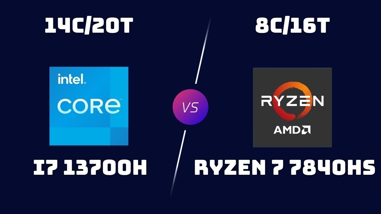 i7-13700H vs AMD Ryzen 7 7840HS – Alder Lake HX vs Phoenix Mobile CPU ...