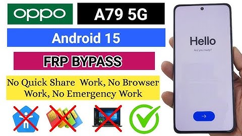 OPPO A79 5G Android 15 FRP BYPASS WITHOUT PC | Oppo 2025 Latest Security