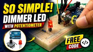 Arduino LED Brightness Control with Potentiometer | PWM Tutorial for Beginners